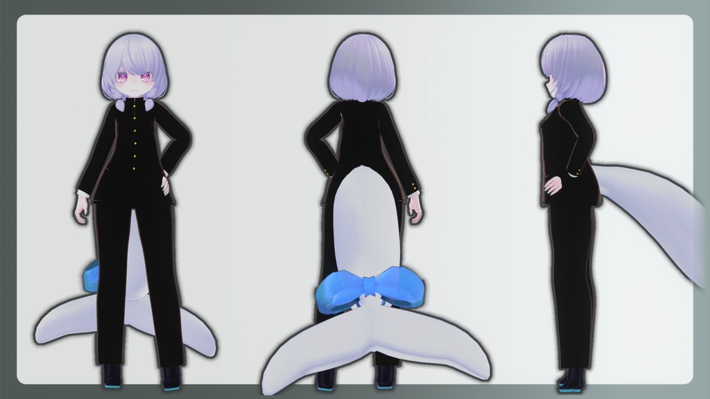 【アノマラボ新共通素体用】大正風学生服【VRC想定】