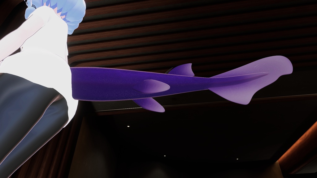 【VRC想定】フジクジラ尻尾【MA対応】