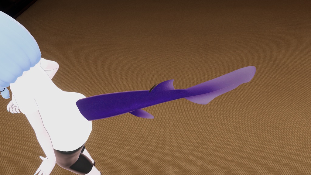 【VRC想定】フジクジラ尻尾【MA対応】