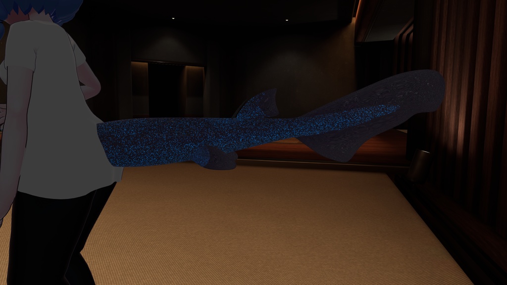 【VRC想定】フジクジラ尻尾【MA対応】