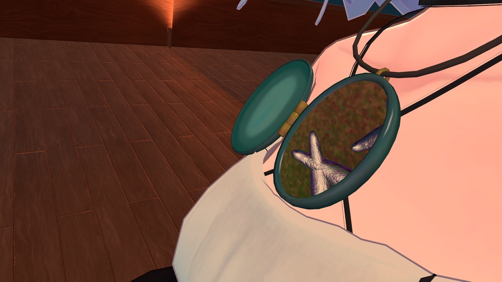 【VRC想定】ステンシルペンダント(触手付き)