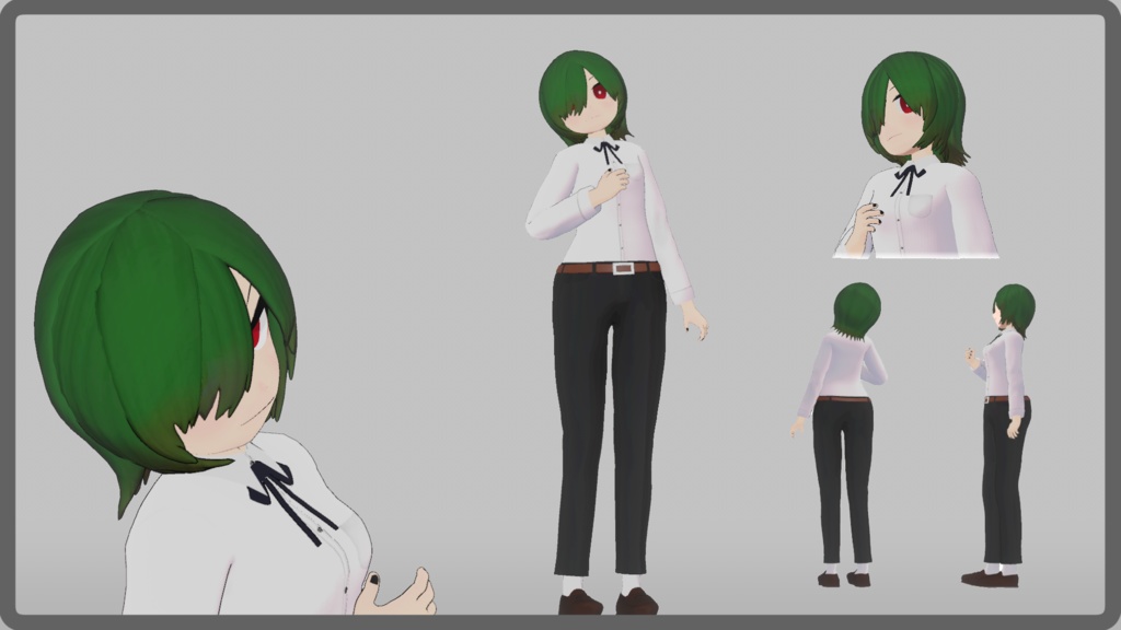 【オリジナル3Dモデル】実験体弐号「PI-el」【VRC想定】