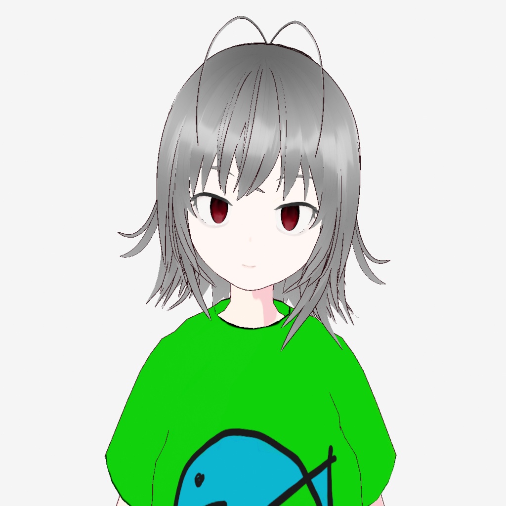 【VRoid正式版、VRC想定】無造作ヘアー