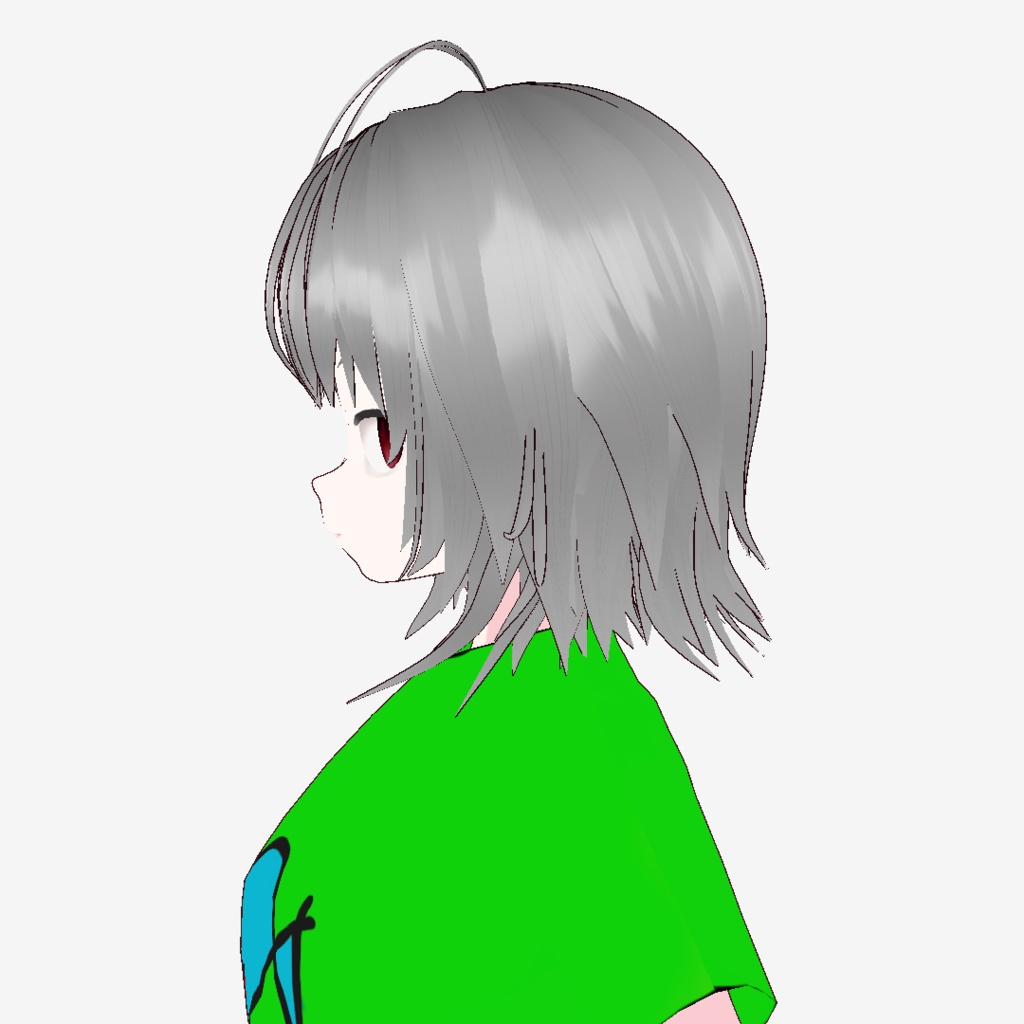 【VRoid正式版、VRC想定】無造作ヘアー