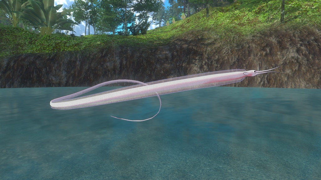【VRC想定】なんちゃってお魚ペットシステム+シギウナギ