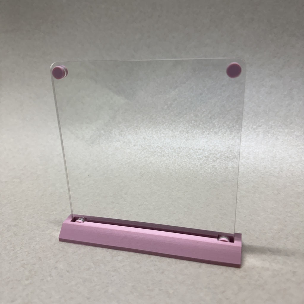 マグネット式アクリルスタンド(10cmステッカー用)
