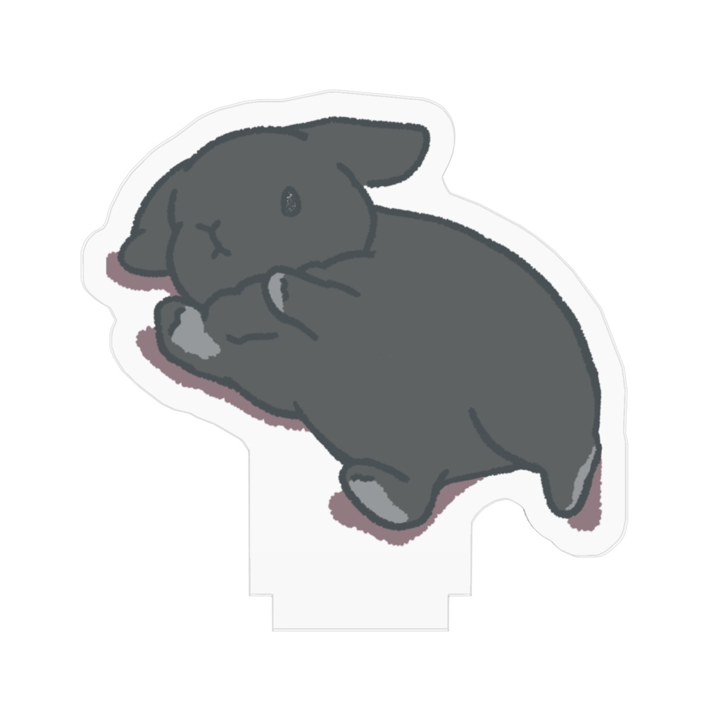 【垂れ耳】【ブラック(足裏グレー)系】なんとかなるさー