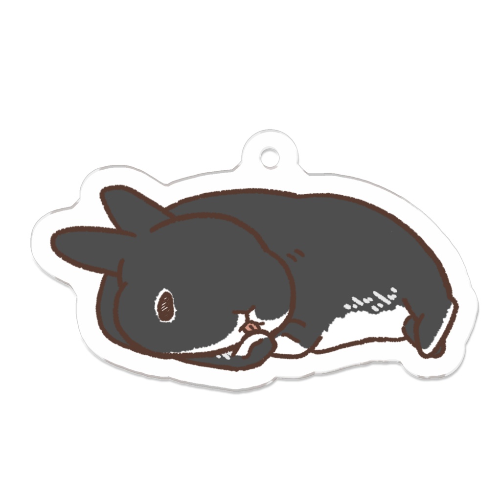 くつろぐ立ち耳うさぎさん【シルバーマーチン】