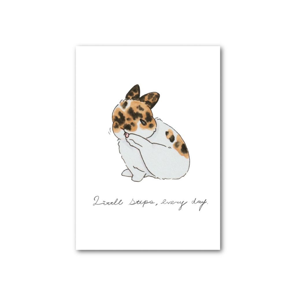 【アナログイラスト】little steps,every day