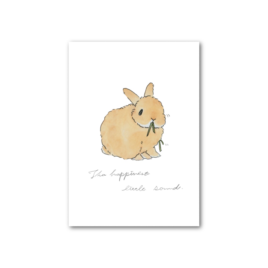 【アナログイラスト】the happinest little sound