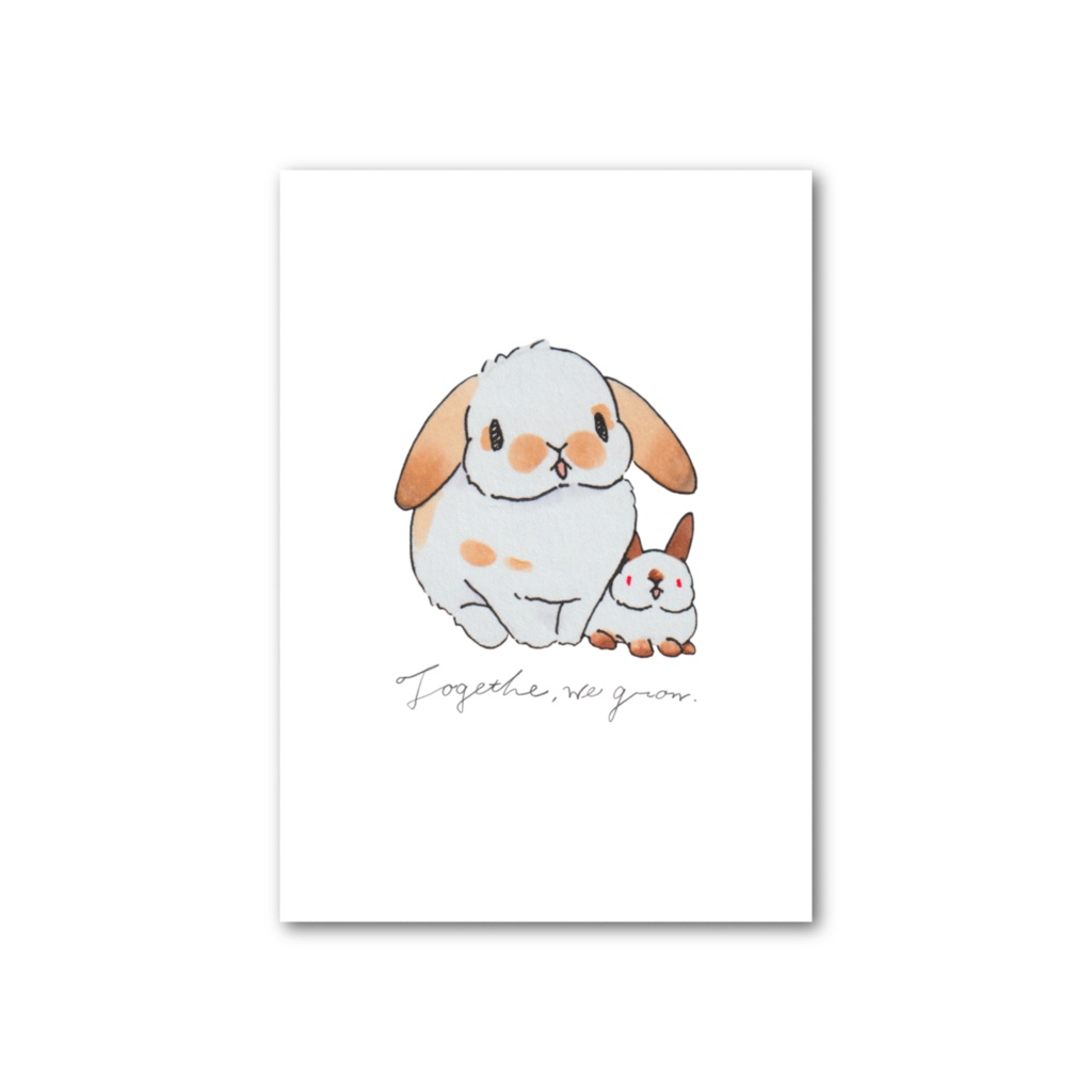 【アナログイラスト】together,we grow