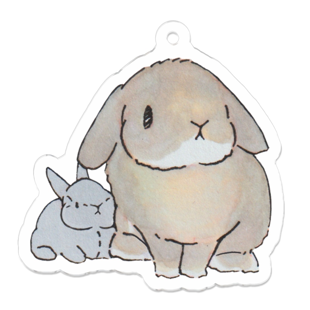 【アナログイラスト】matching fluff