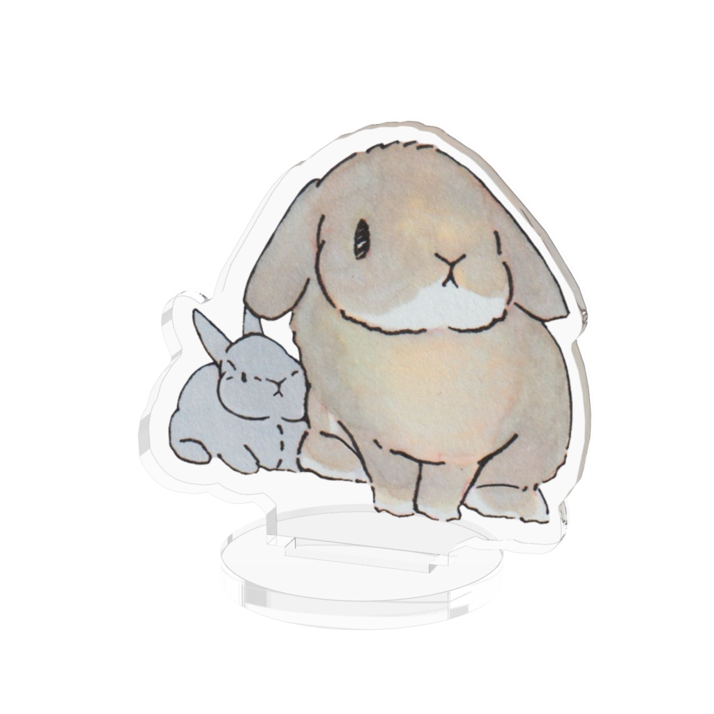 【アナログイラスト】matching fluff