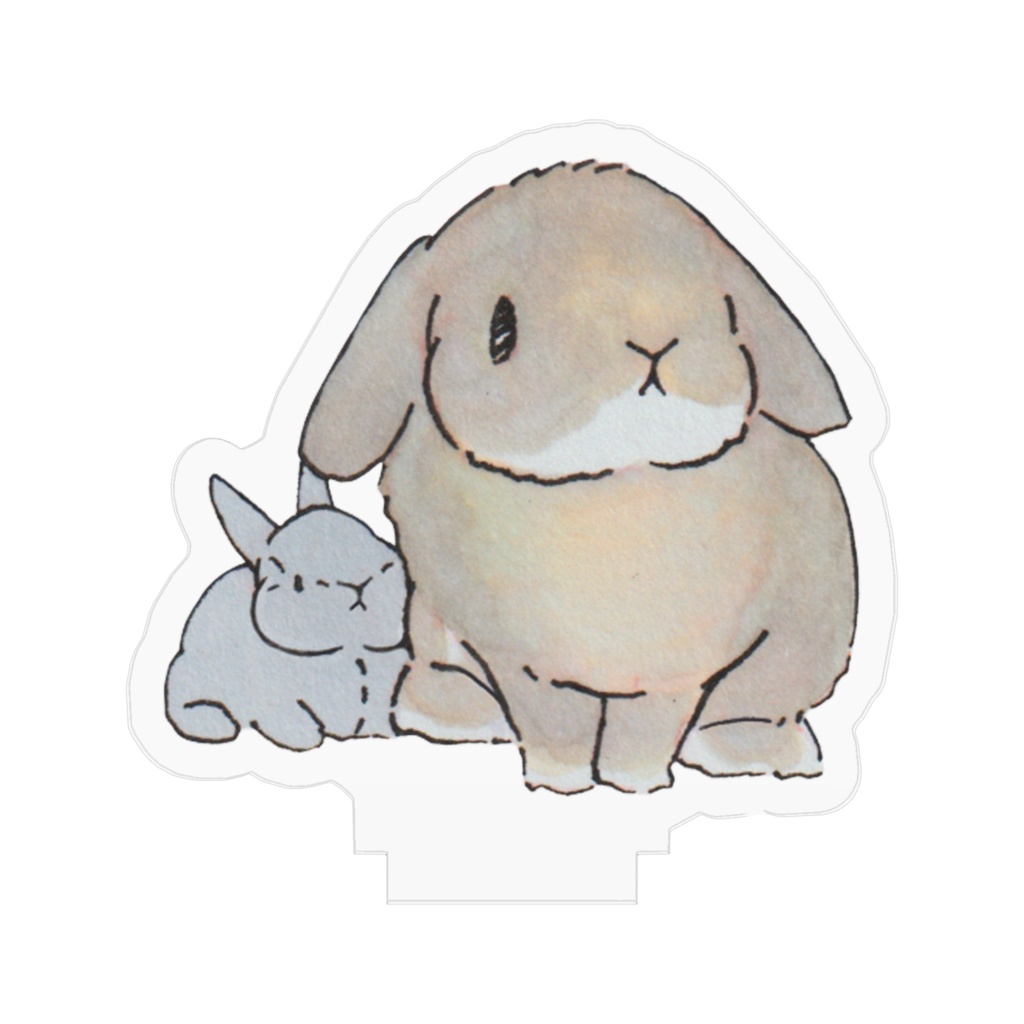 【アナログイラスト】matching fluff