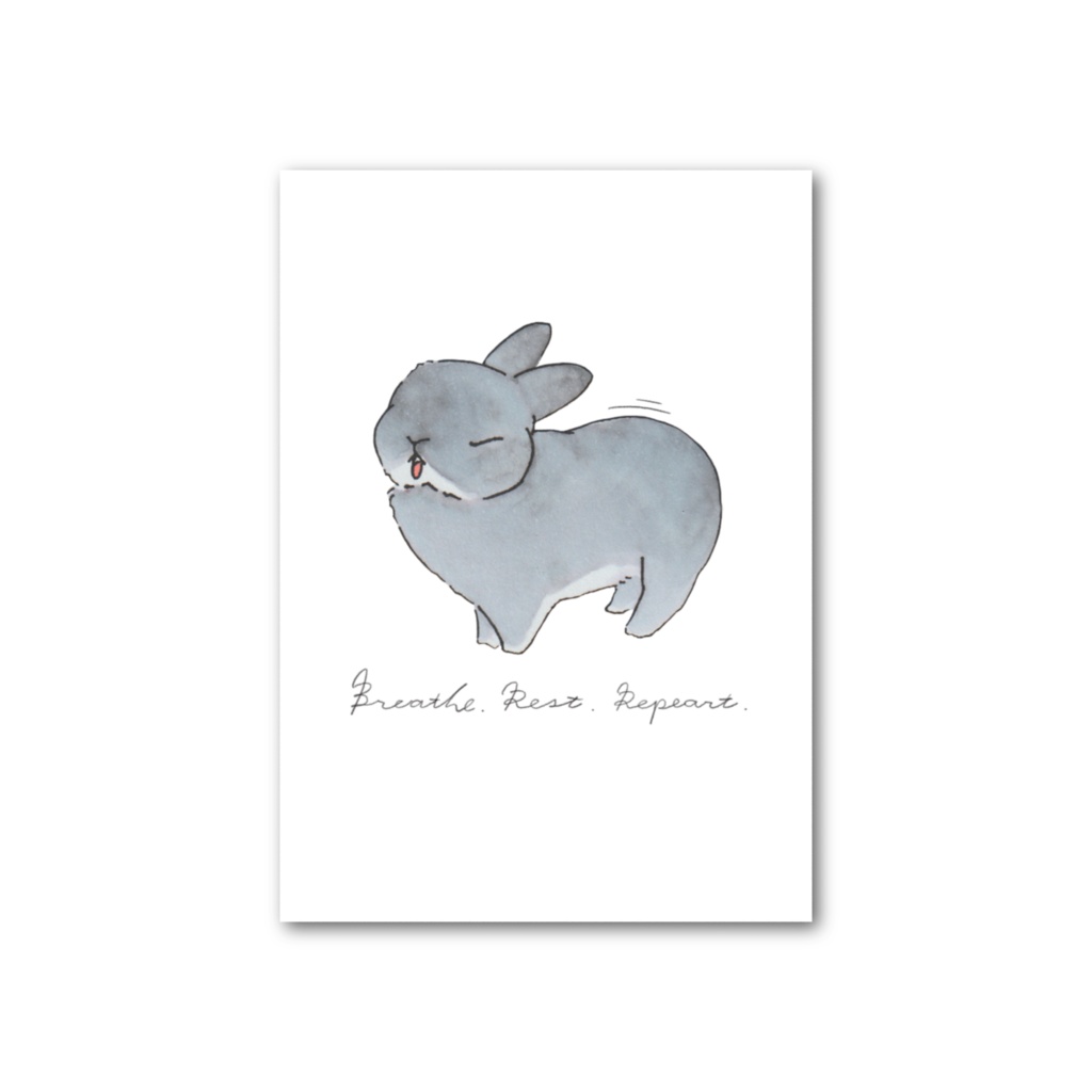 【アナログイラスト】breathe.rest.repeat