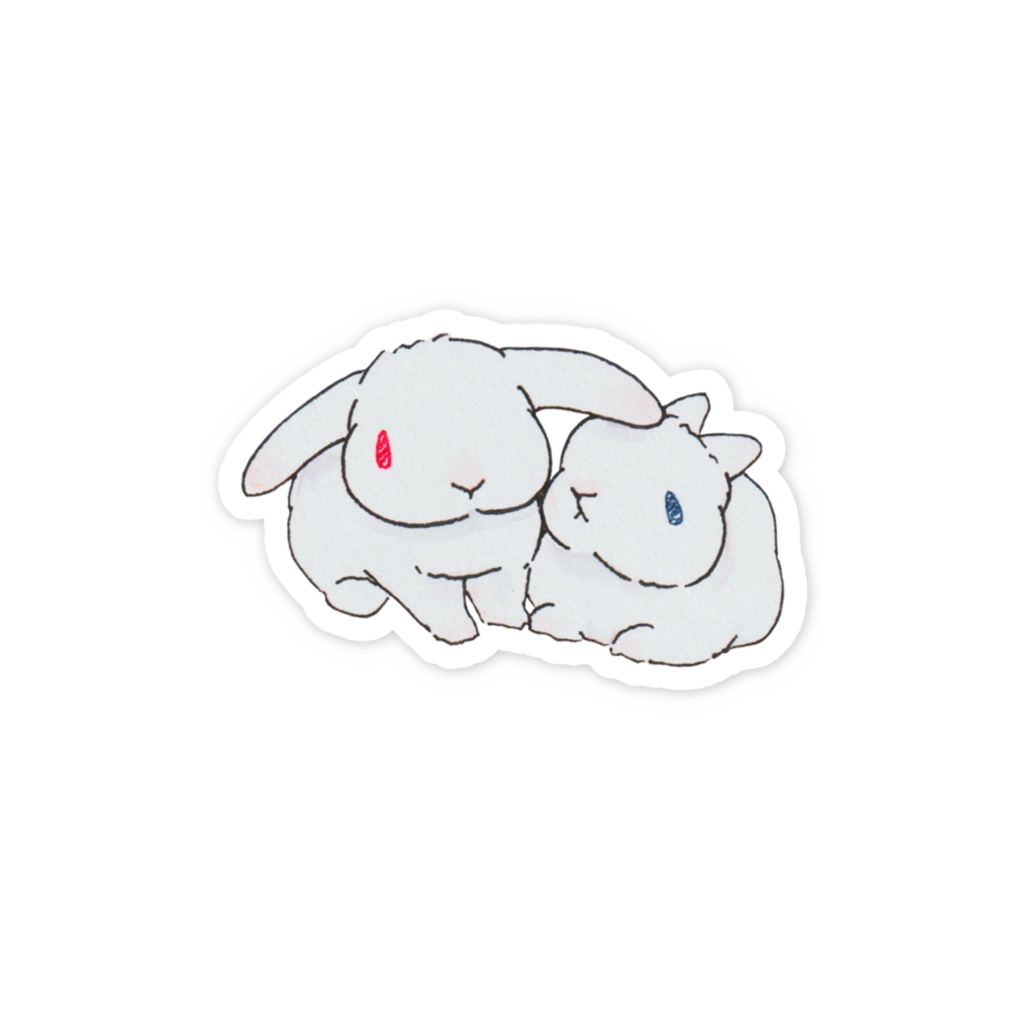 【アナログイラスト】you and me