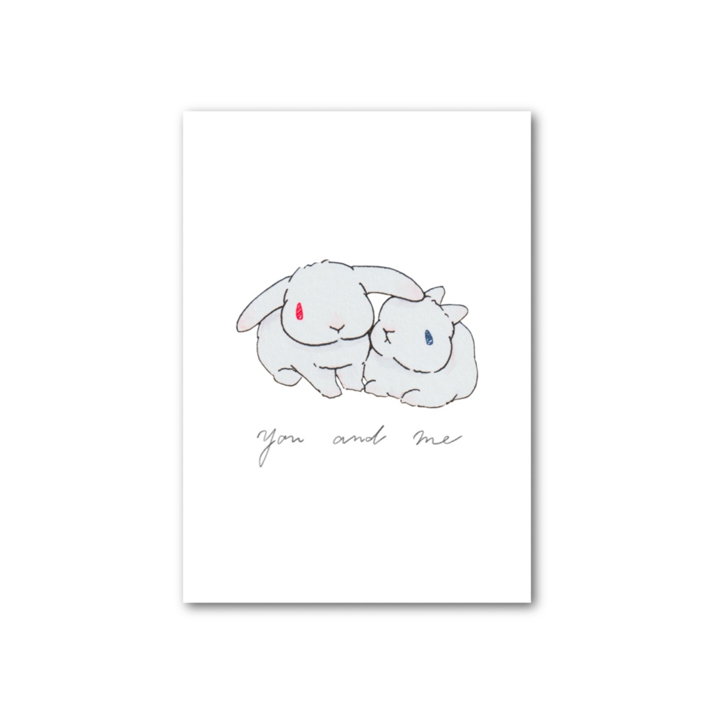【アナログイラスト】you and me
