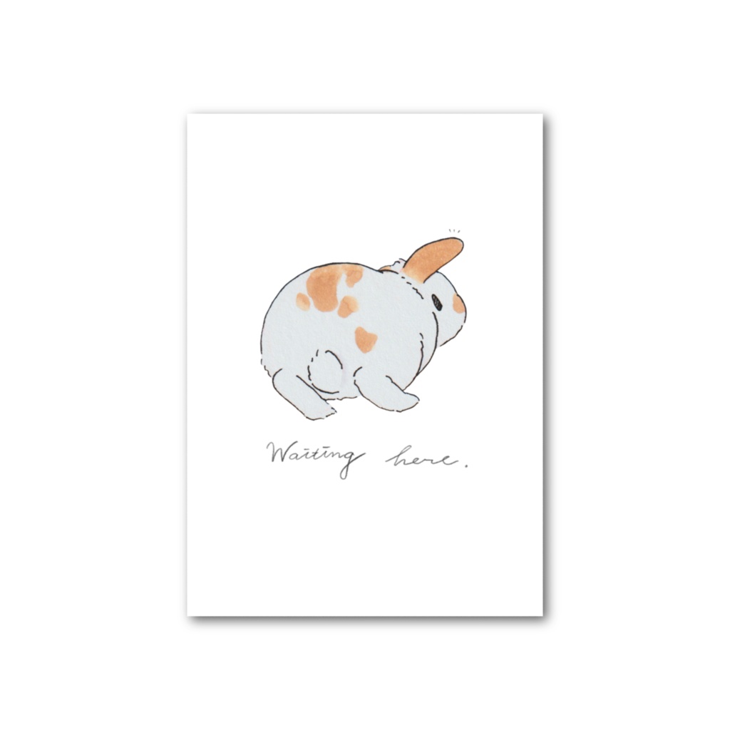 【アナログイラスト】waiting here