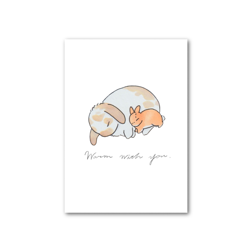 【アナログイラスト】warm with you
