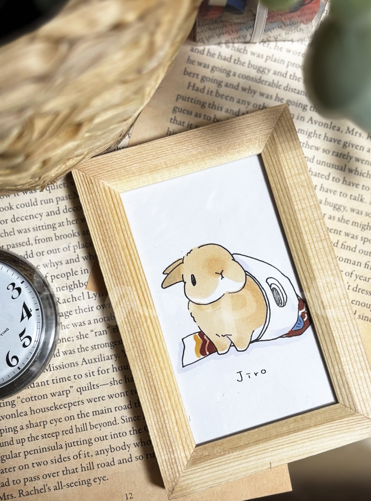 【アナログ原画オーダー】うちの子うさぎさん描きます