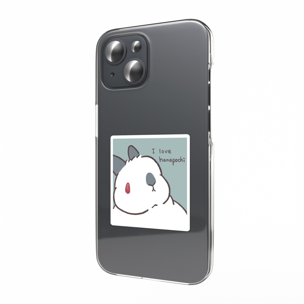 【立ち耳うさぎ】I love hanapochi【ブルー】