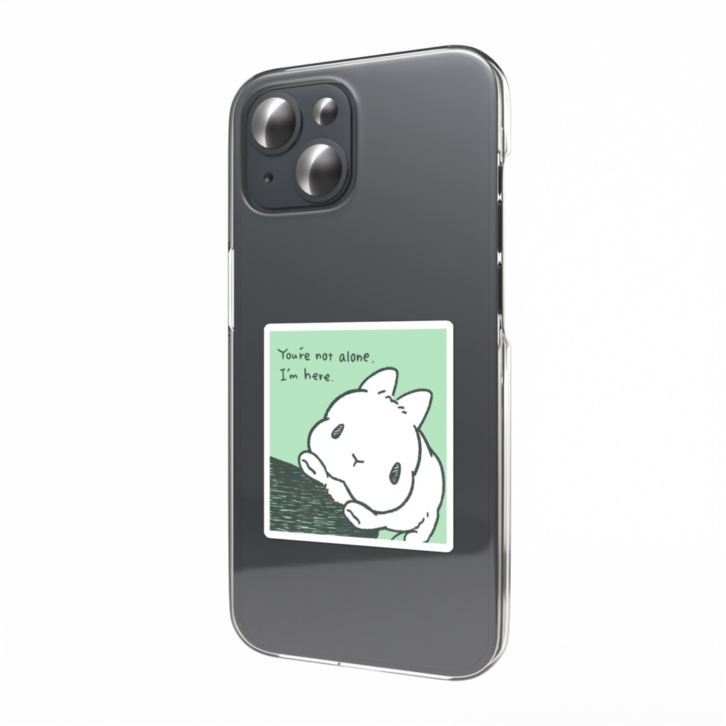 【立ち耳うさぎ】You are not alone.I'm here.