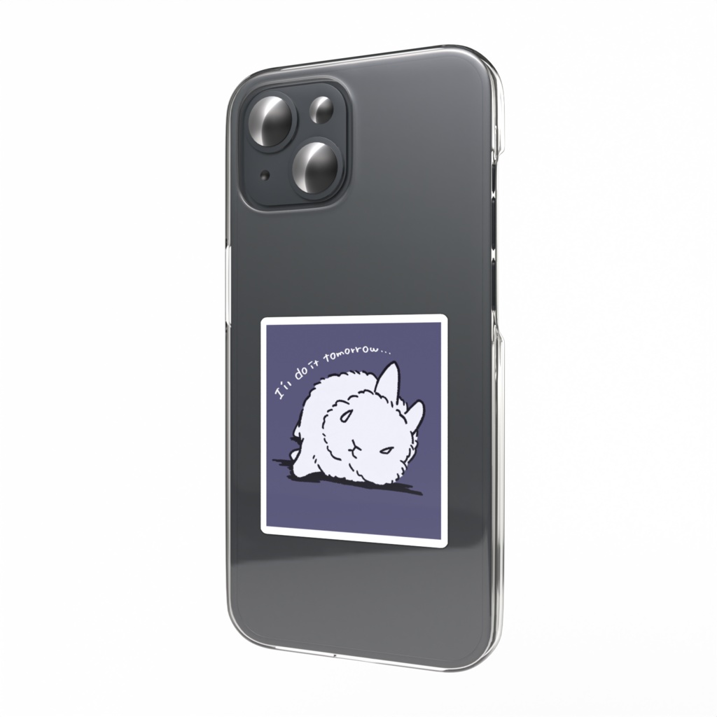 【立ち耳うさぎ】明日やる…… 【長毛】