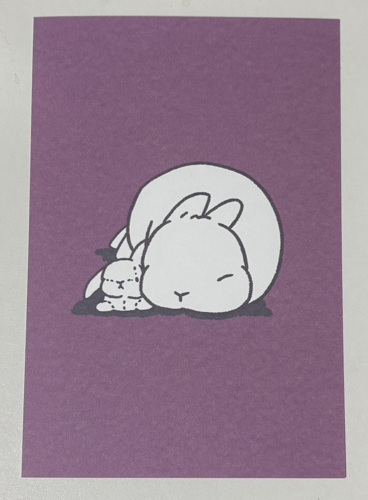 立ち耳うさぎさん ポストカード4枚セット「愛を知って 愛になる」