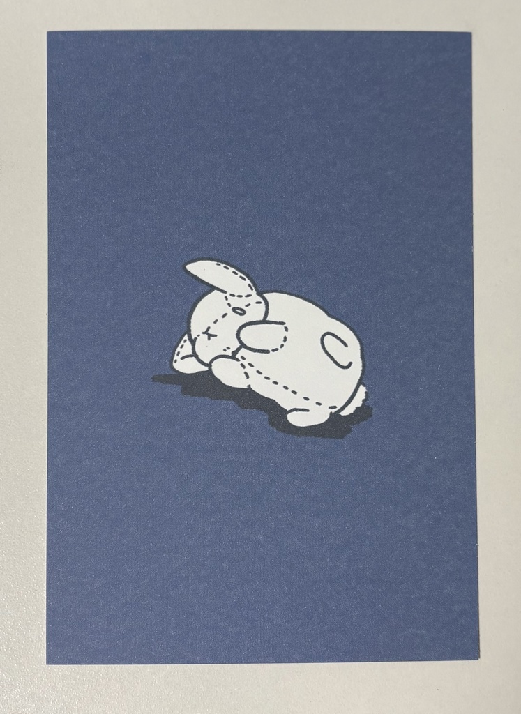 立ち耳うさぎさん ポストカード4枚セット「愛を知って 愛になる」