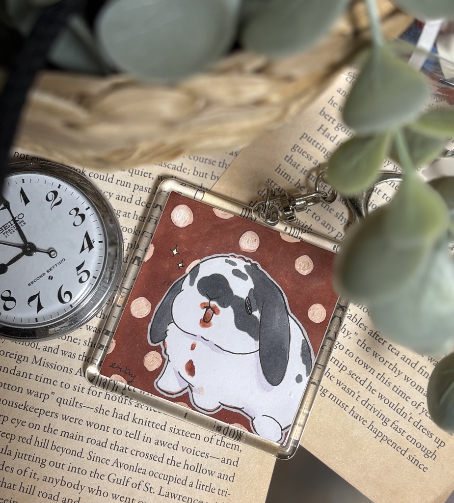 【原画】【アナログイラスト】アクリルキーホルダー 『この笑顔のためなら頑張れる』