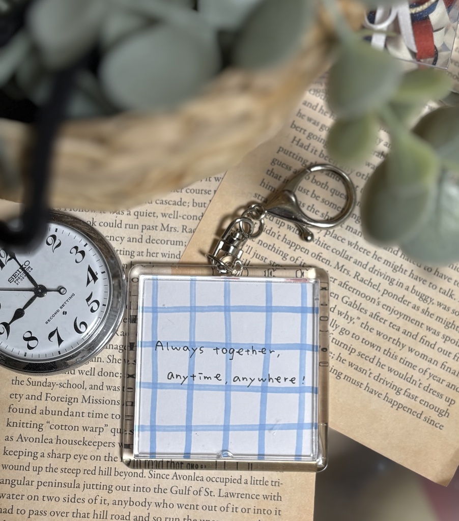 【原画】【アナログイラスト】アクリルキーホルダー『いつでもどこでもずっといっしょ』