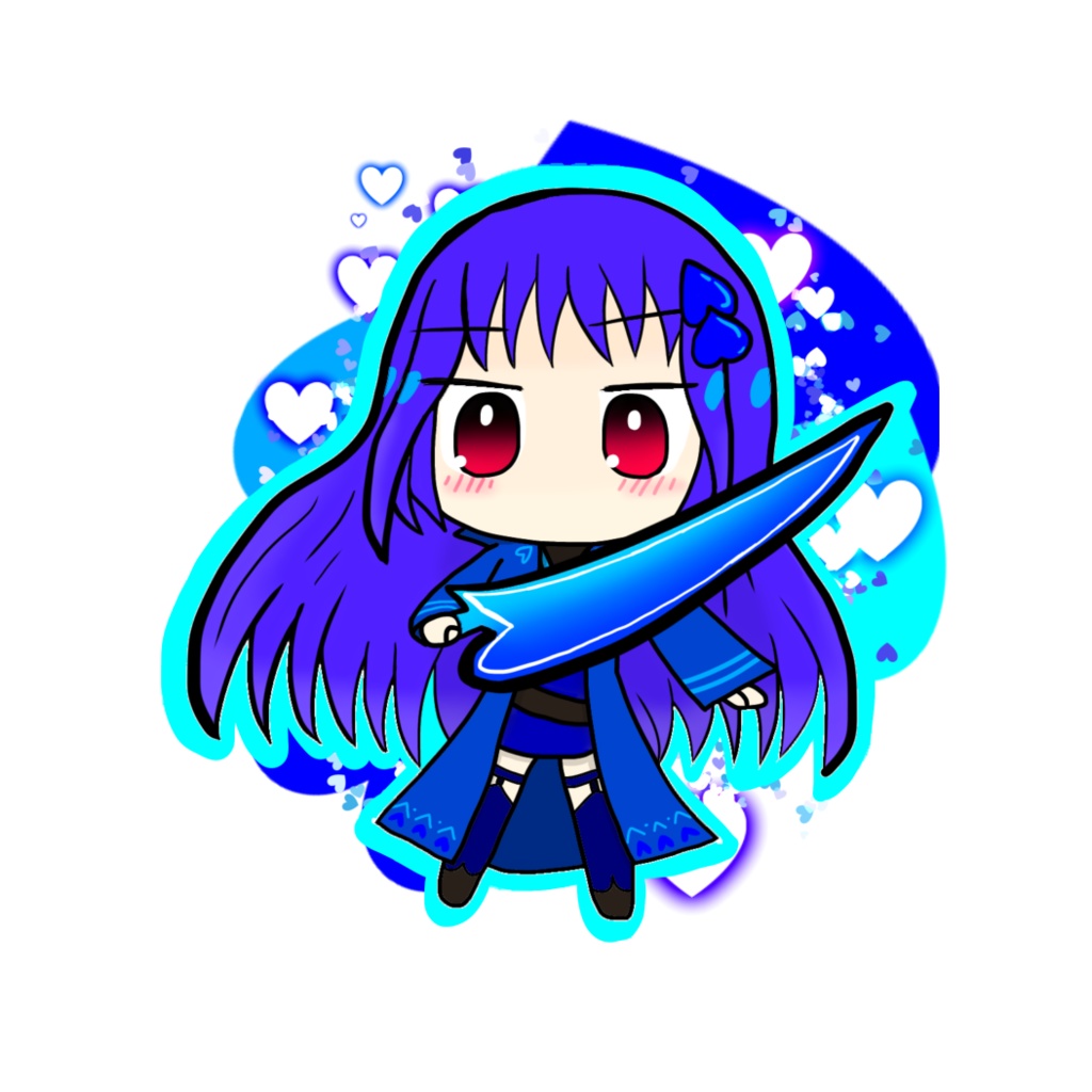 トランプモチーフ SD星影夕 アクリルキーホルダー - 50 x 50 (mm)