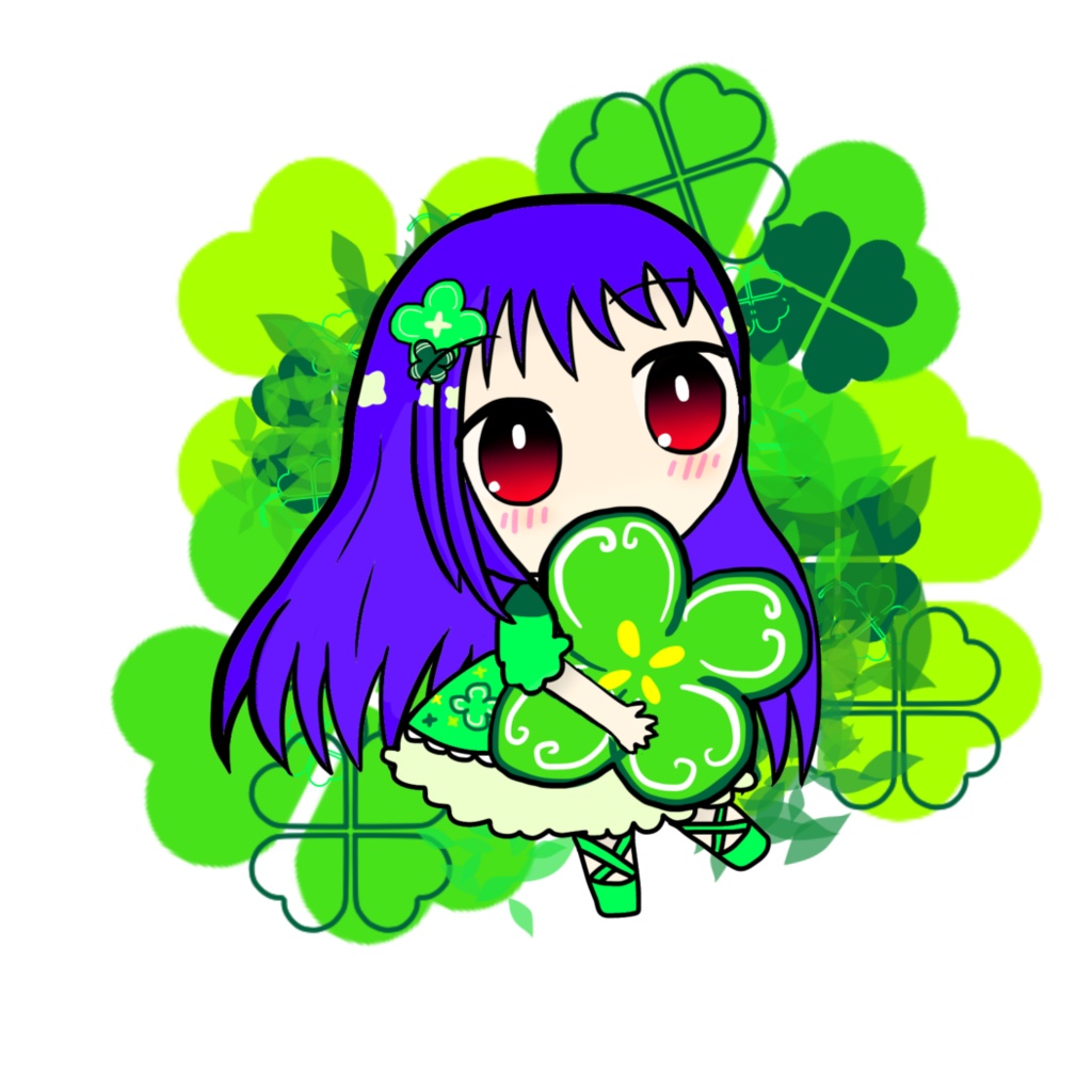 トランプモチーフ SD星影夕 アクリルキーホルダー - 50 x 50 (mm)