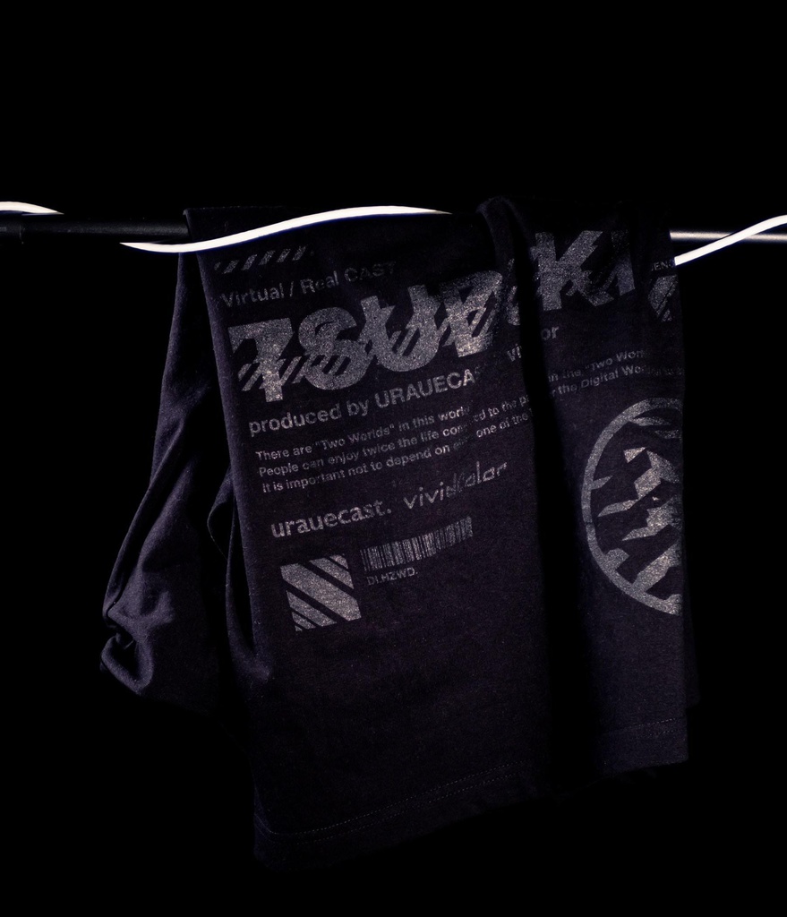 "TSUDUKI" Tee with vividcolor × urauecast.