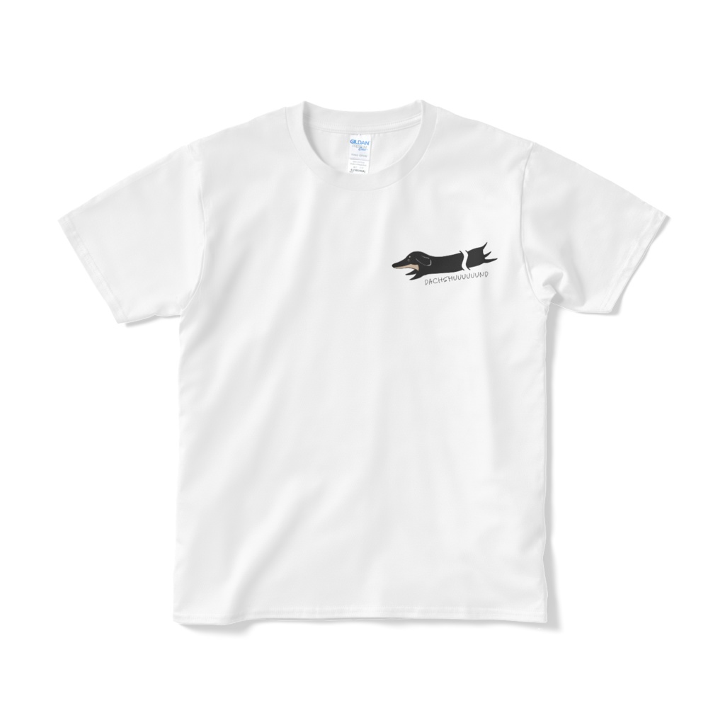 Tシャツ-ダックスフンド(ブラタン)