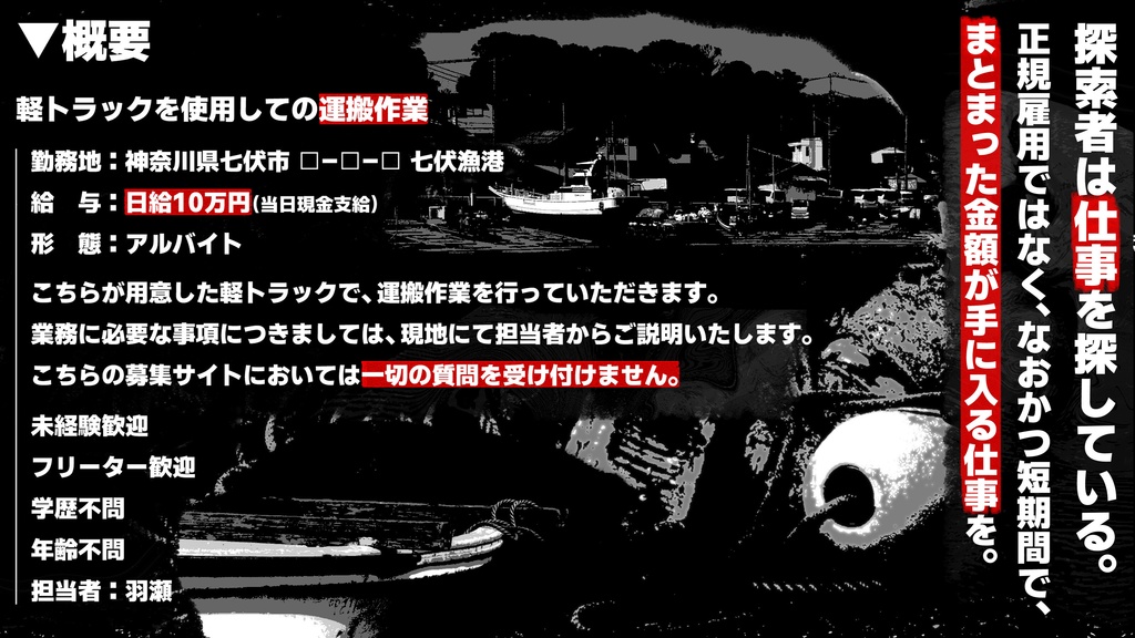 『どこかへ荷物を運ぶだけ』(CoC7版)SPLL:E188966