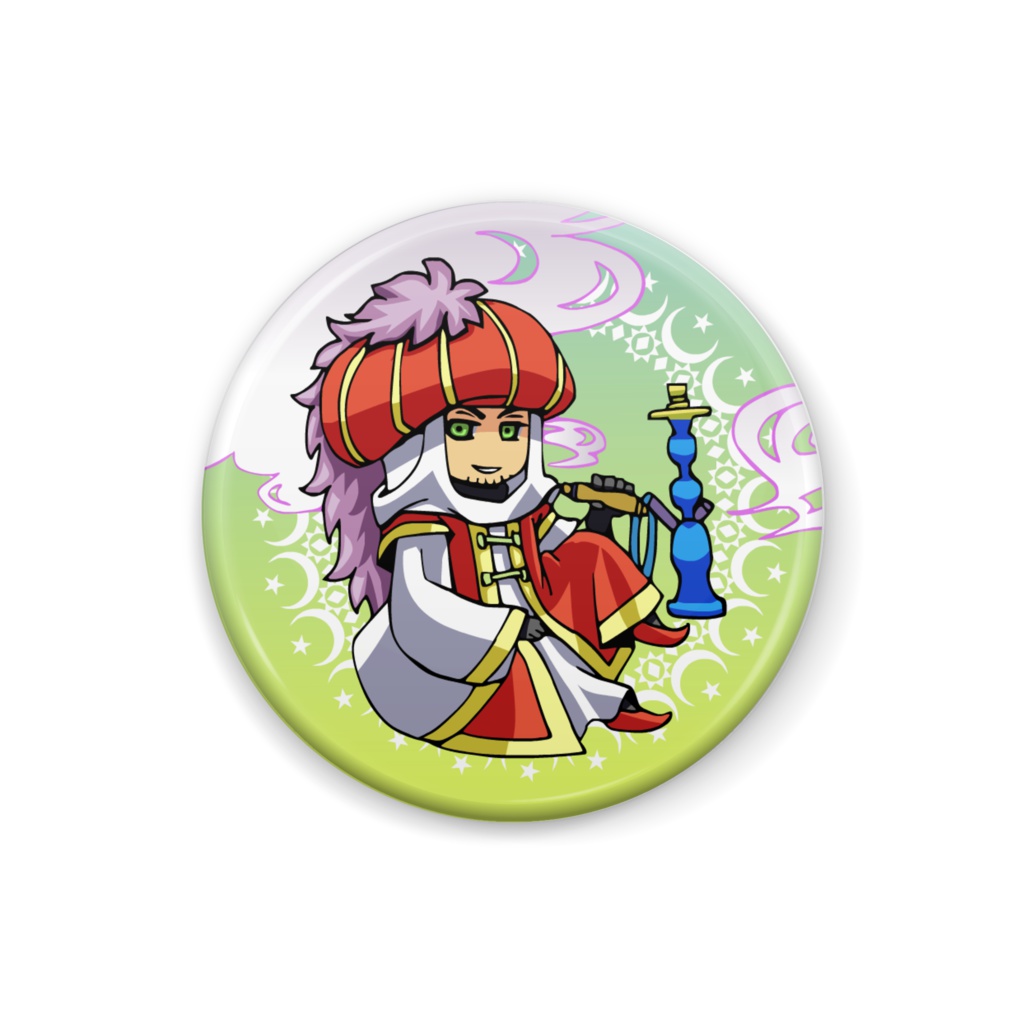 帝国サディクさん缶バッチ