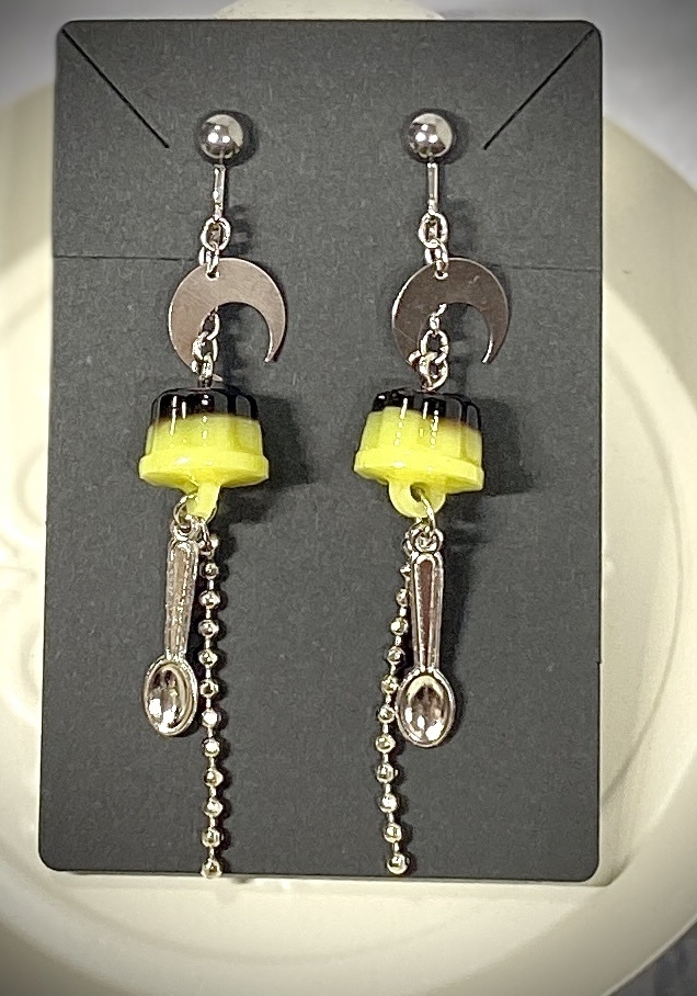 プリンのイヤリング