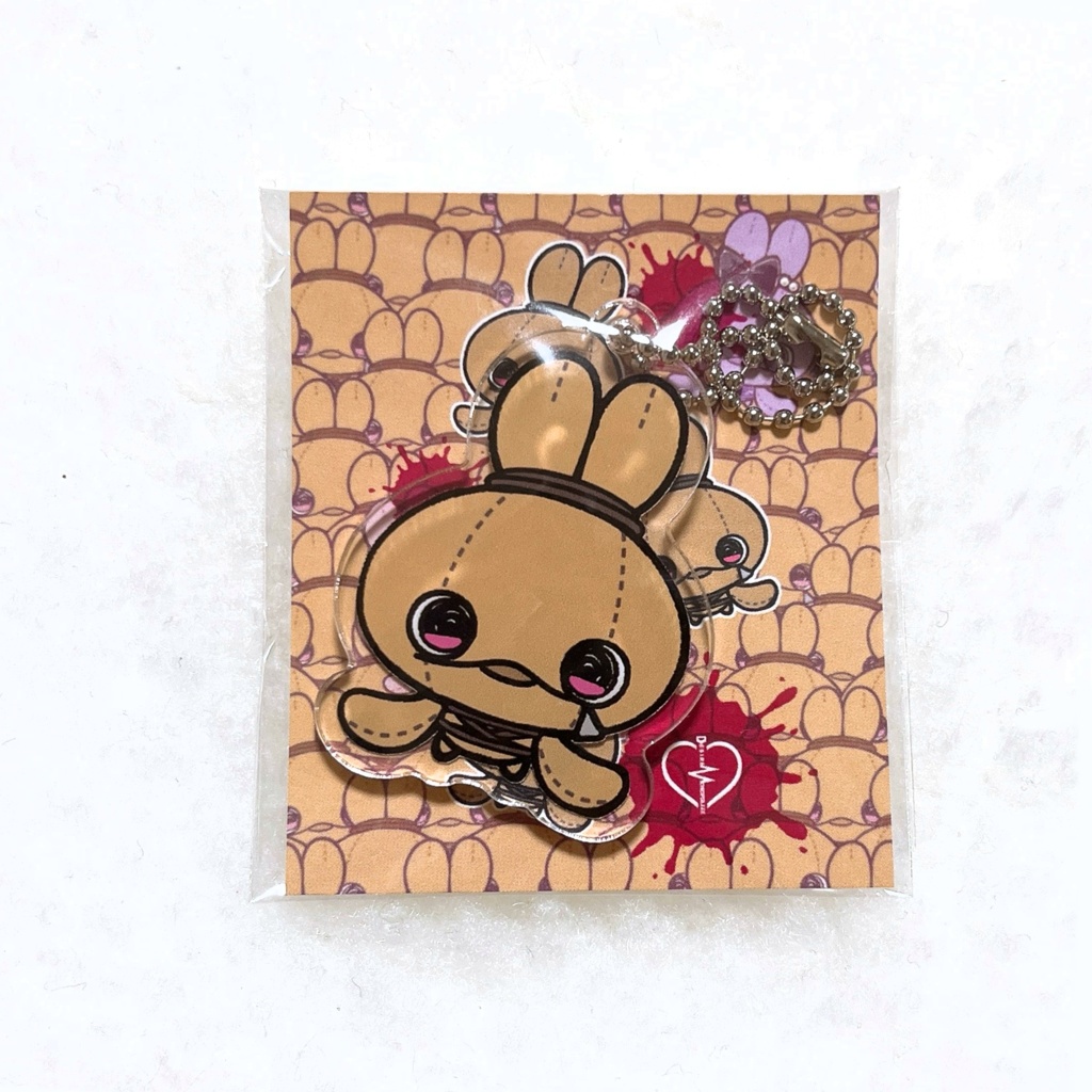 わらにんぎょうさぎアクキー ノーマル