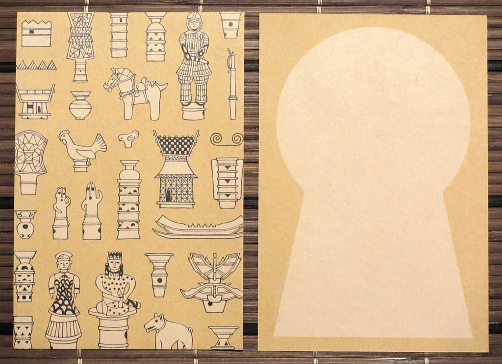 ミニレターセット「はにわづくし」