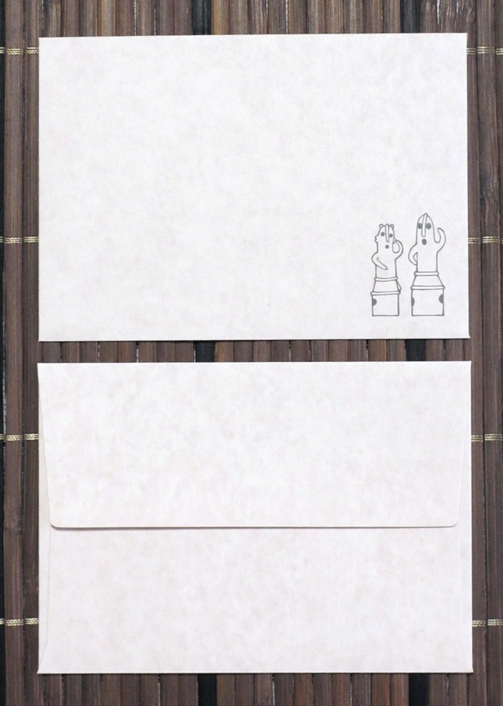 ミニレターセット「はにわづくし」