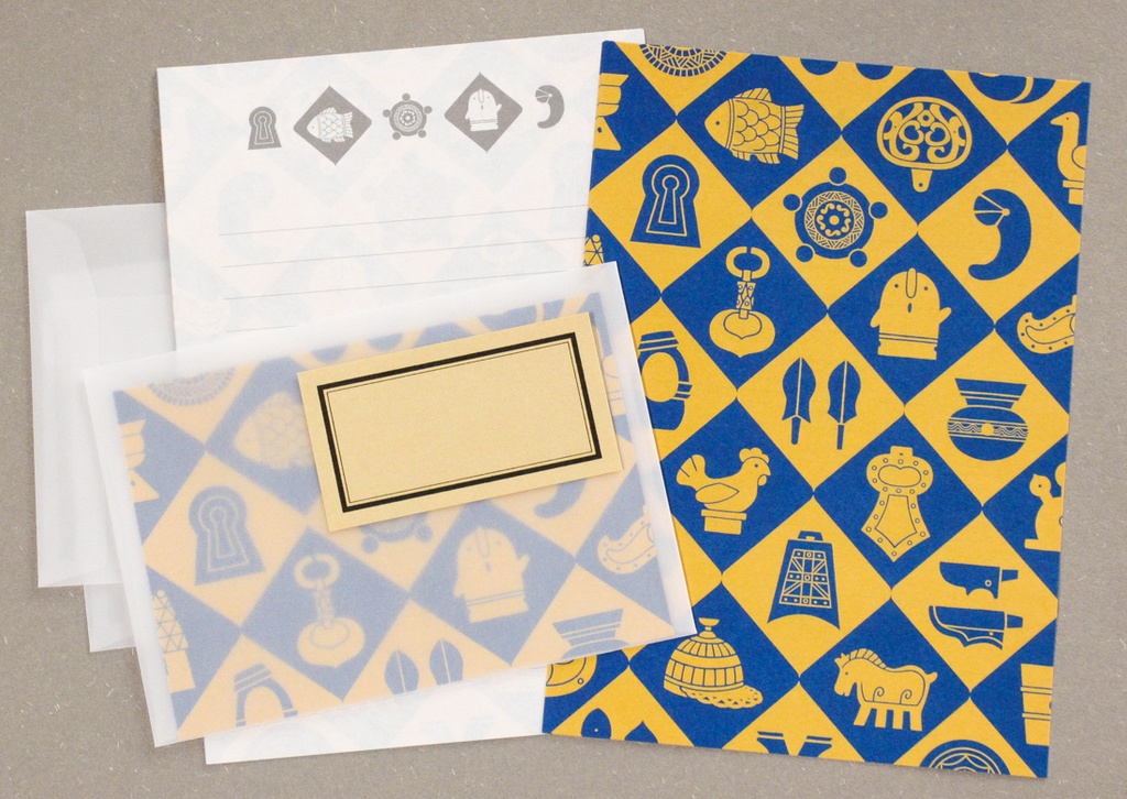 レターセット「古墳のたから」