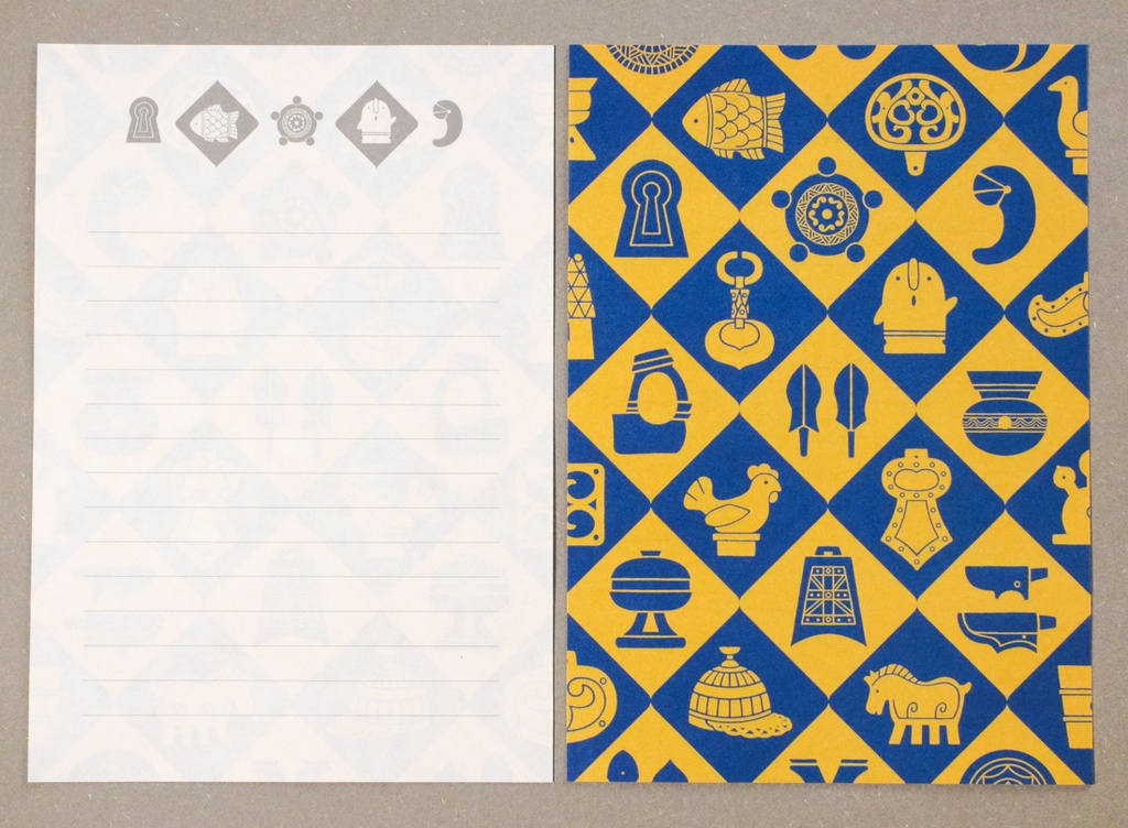 レターセット「古墳のたから」