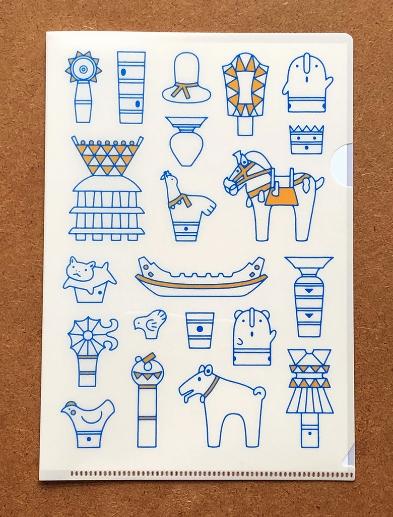 A５クリアファイル「ハニワのかたち」