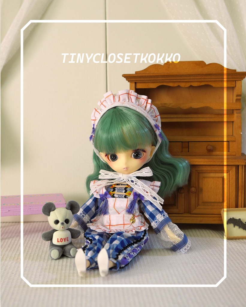 【ハルモニア、初代サイズ】エプロンチャイナコーデセット