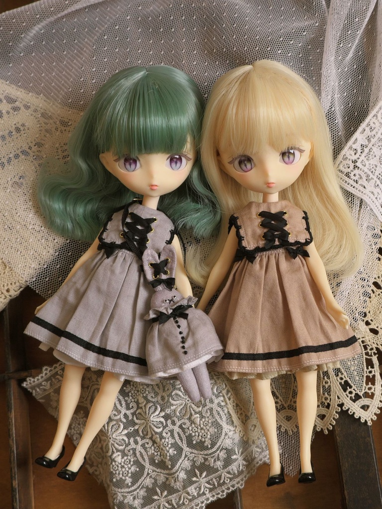 【受注】スープルラインリボンドレス　