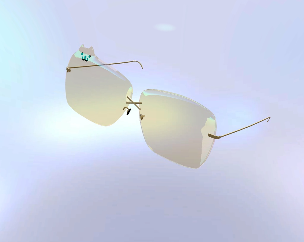 Vrchatで使える Kawaii ねこチャングラス えれさとのお店 Booth