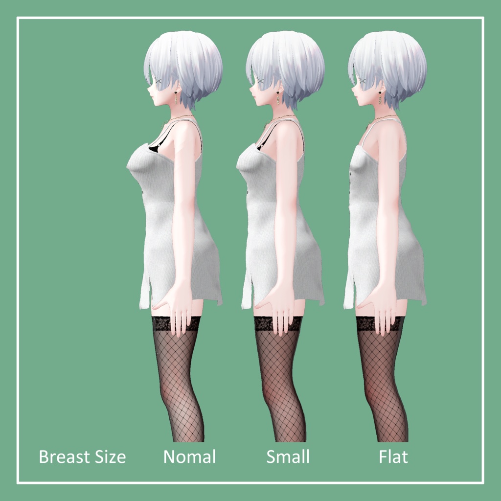 【VRChat】森羅専用 3PieceSet(MA対応)