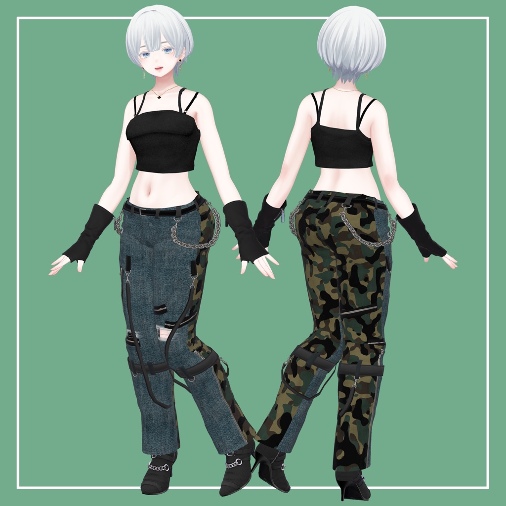 VRChat向け 森羅-Shinra- PunxPants(MA対応)