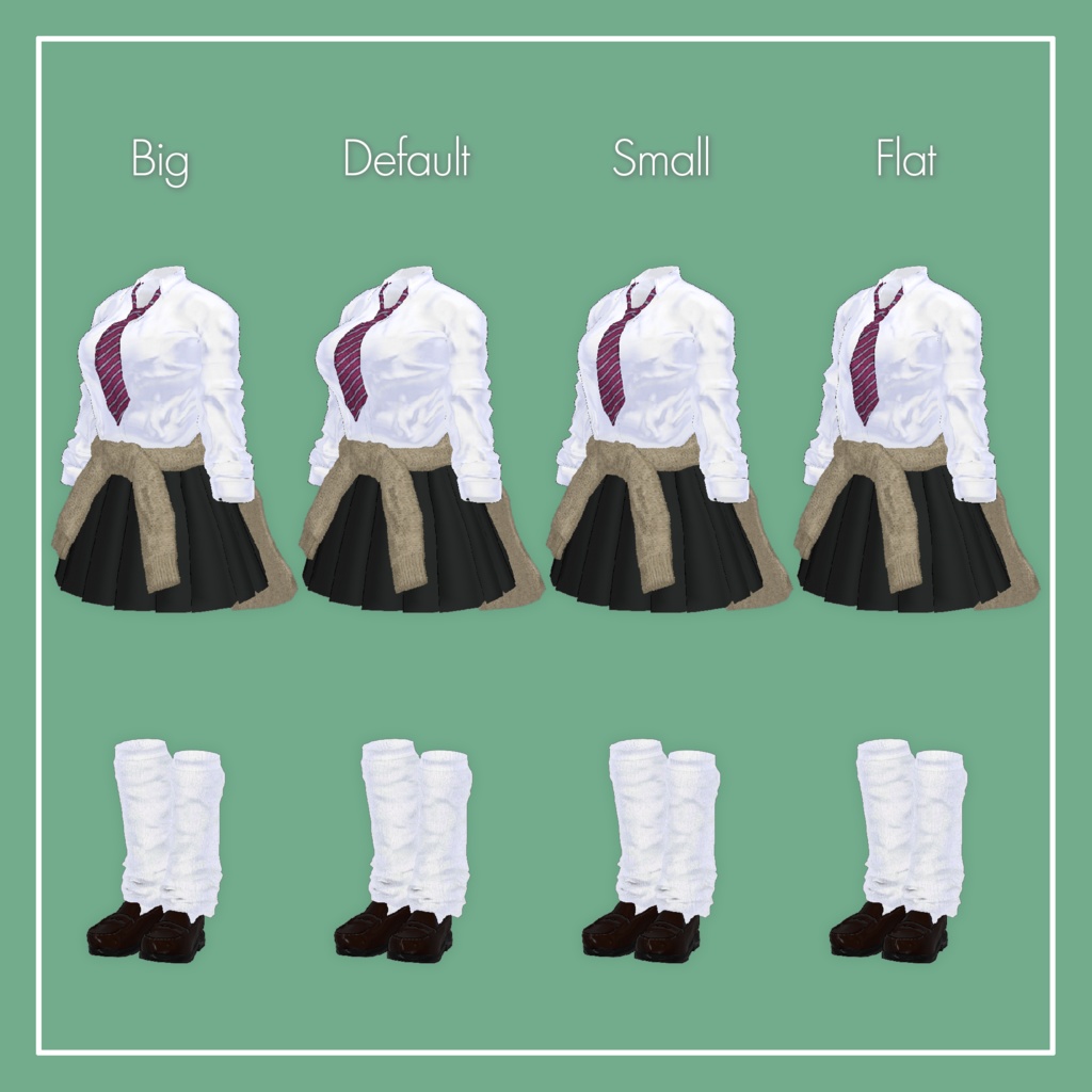 VRChat向け Shinra -森羅- JK Set version3(MA対応)